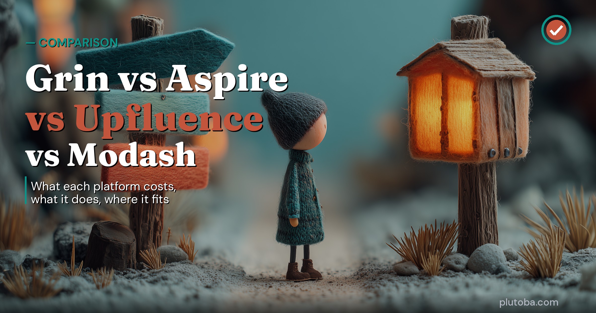 Grin vs Aspire vs Upfluence vs Modash (2026)